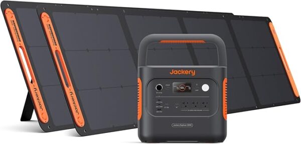 Limited time deals !   Jackery Solar Generator 2000 v2 with 2x200W Solar Panels