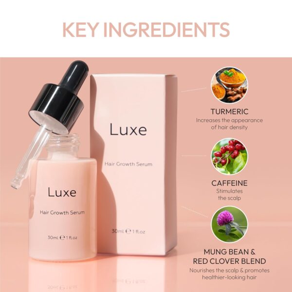 Luxe Cosmetics Hair Growth Serum - Image 4