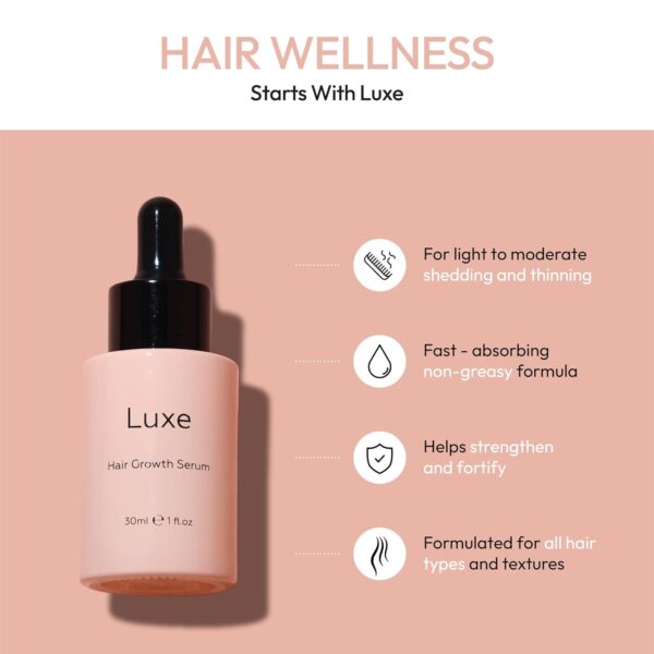 Luxe Cosmetics Hair Growth Serum - Image 2